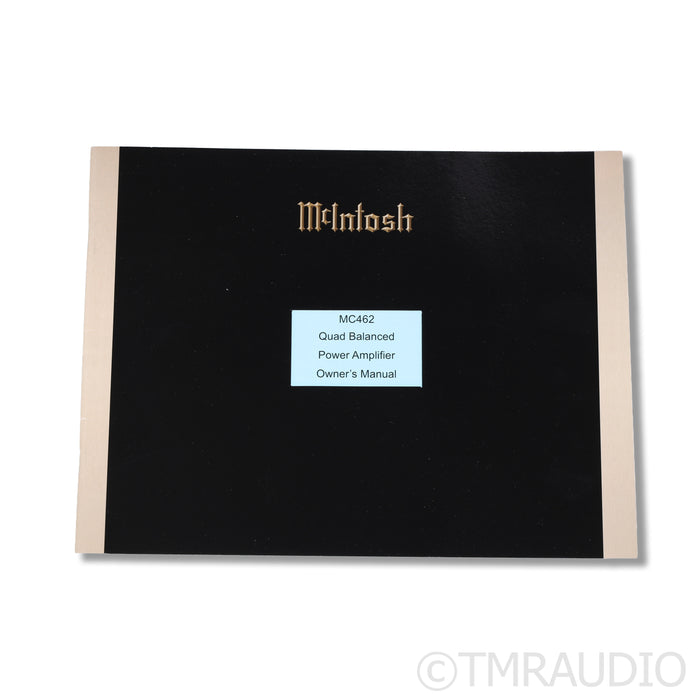 McIntosh MC462 Quad Balanced Power Amplifier