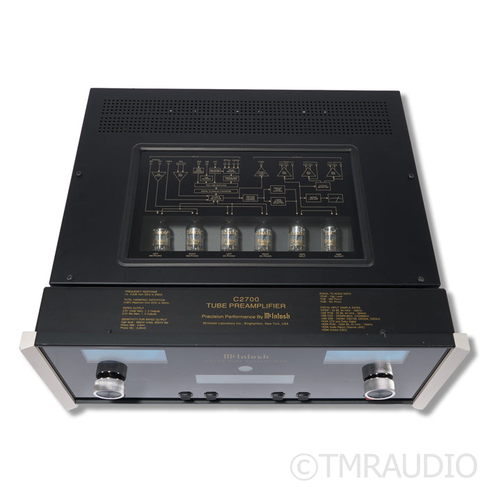 McIntosh C2700 Tube Preamplifier; Built-In DAC; MM/MC Phono