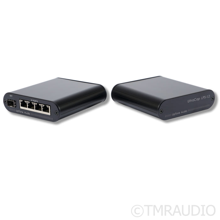UpTone Audio EtherREGEN Network Switch; UpTone UltraCap LPS-1.2 Power Supply