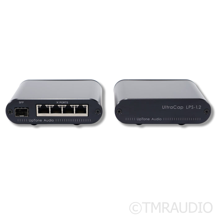 UpTone Audio EtherREGEN Network Switch; UpTone UltraCap LPS-1.2 Power Supply