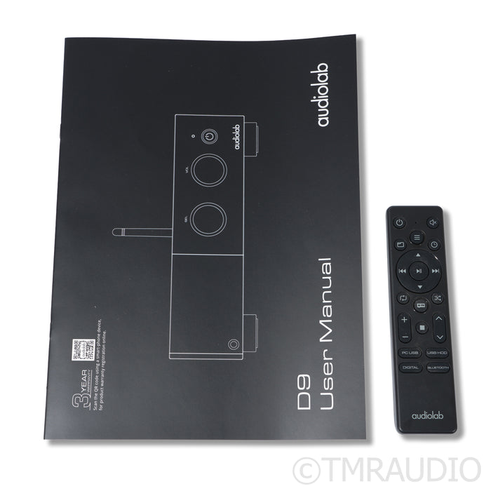 Audiolab D9 DAC; Bluetooth Streaming; Preamplifier; Headphone Amplifier