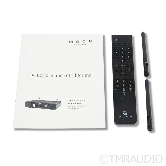 Moon By SimAudio 390 Streaming Preamplifier; Built-In DAC; MM/MC Phono