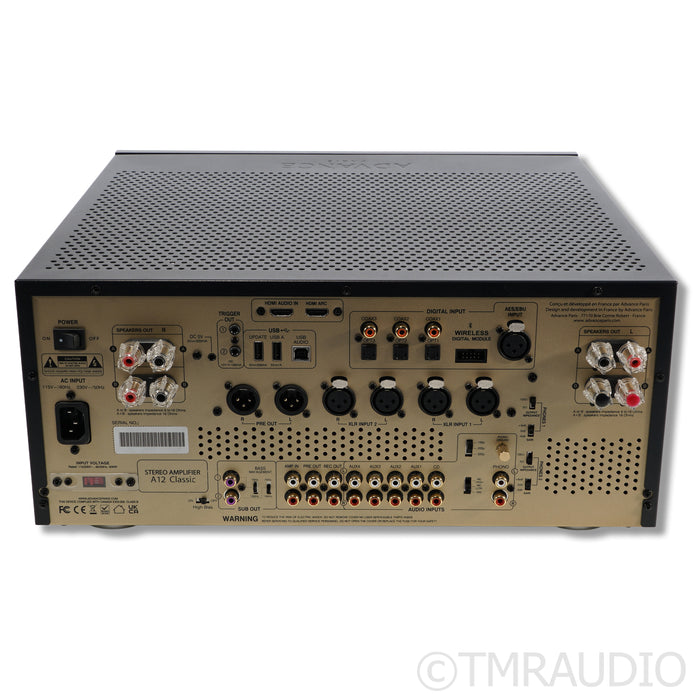 Advance Paris A12 Classic Integrated Amplifier; Built-In DAC; MM/MC Phono