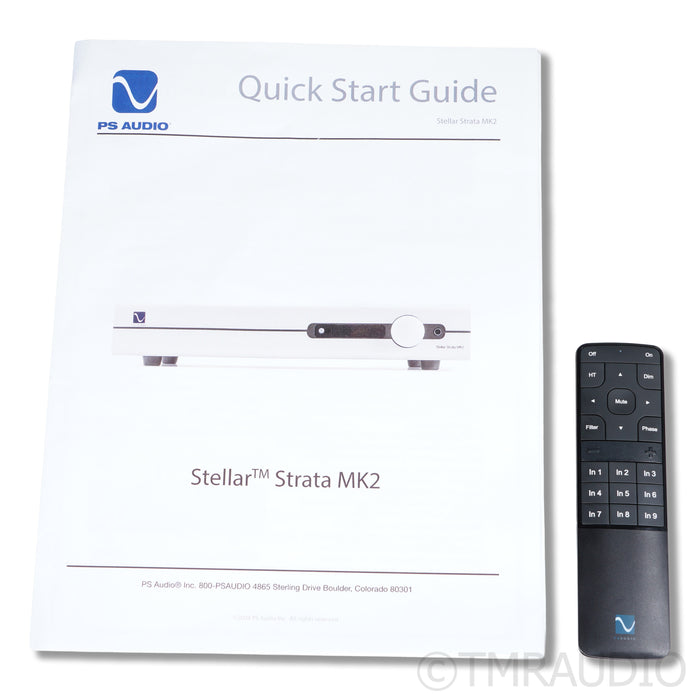 PS Audio Stellar Strata MK2 Integrated Amplifier; Built-In DAC; MM/MC Phono