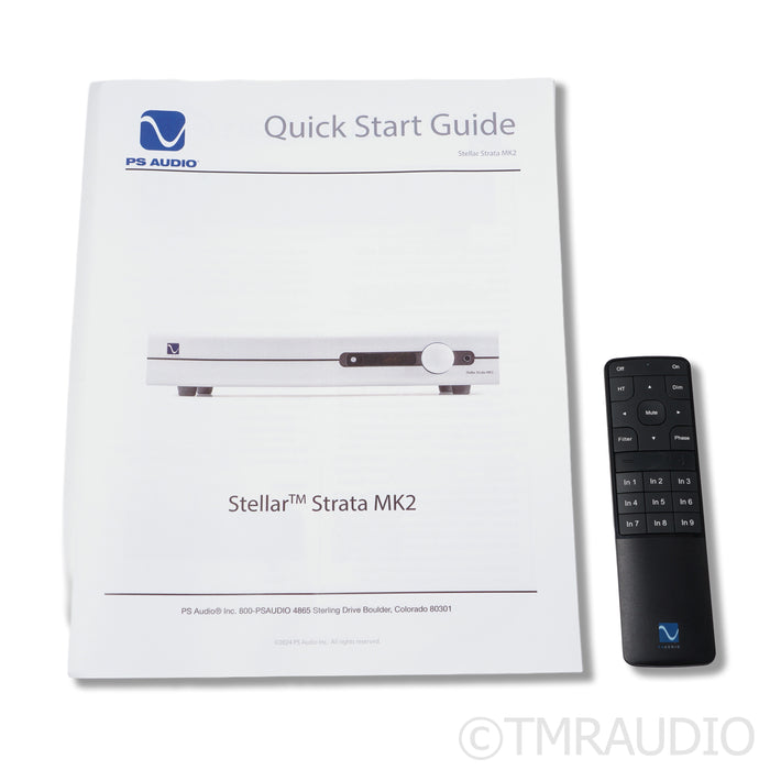 PS Audio Stellar Strata MK2 Integrated Amplifier; Built-In DAC; MM/MC Phono