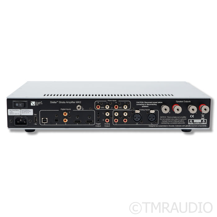 PS Audio Stellar Strata MK2 Integrated Amplifier; Built-In DAC; MM/MC Phono