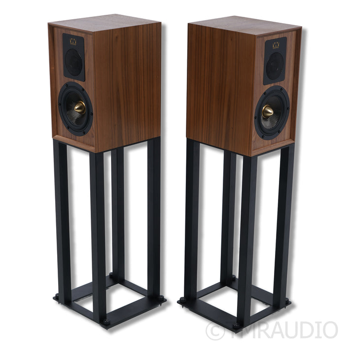 Wharfedale Aston Bookshelf Speakers; Stands