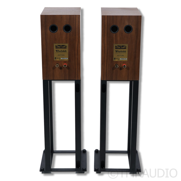 Wharfedale Aston Bookshelf Speakers; Stands