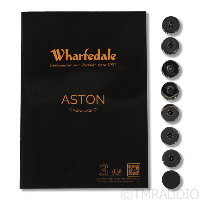 Wharfedale Aston Bookshelf Speakers; Stands