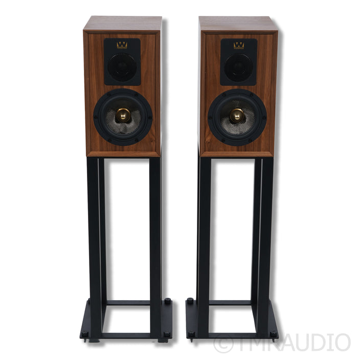 Wharfedale Aston Bookshelf Speakers; Stands