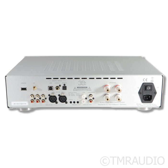 AVM A30.3 Integrated Amplifier; Built-In DAC; MM/MC Phono