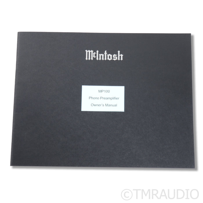 McIntosh MP100 MM/MC Phono Preamplifier