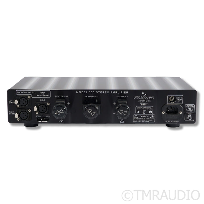 Jeff Rowland Design Model 535 Power Amplifier