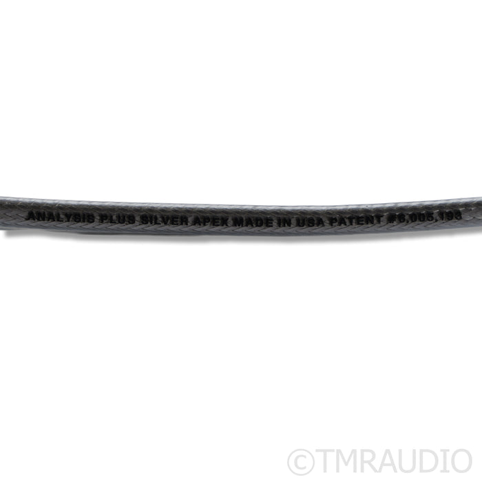 Analysis Plus Silver Apex XLR Cables; 3m