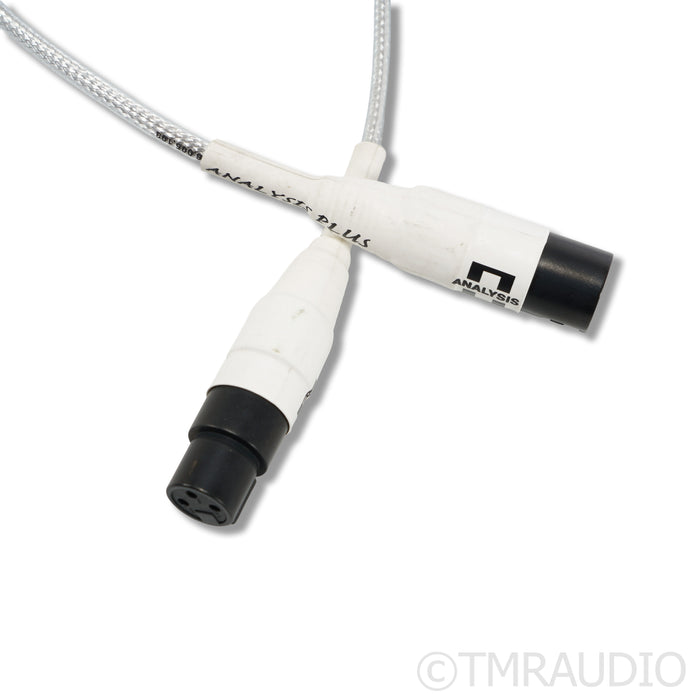 Analysis Plus Silver Apex XLR Cables; 3m