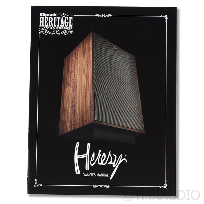 Klipsch Heresy IV Floorstanding Speakers