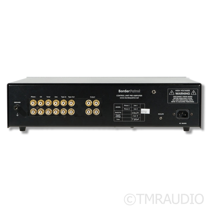 BorderPatrol Control Unit Tube Preamplifier; MM Phono