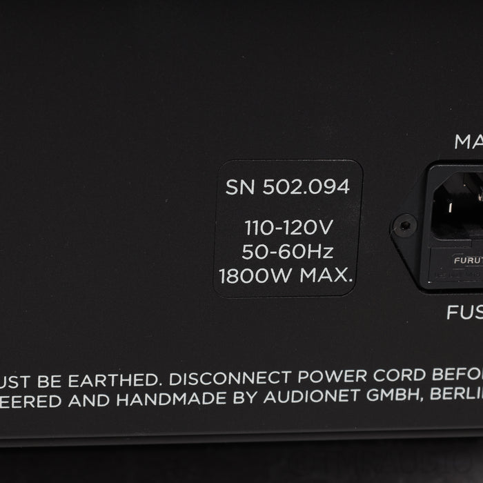 Audionet Heisenberg Monoblock Power Amplifiers
