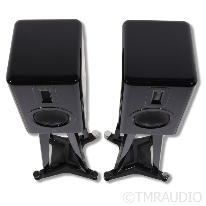 Quad Revela 1 Bookshelf Speakers; Stands