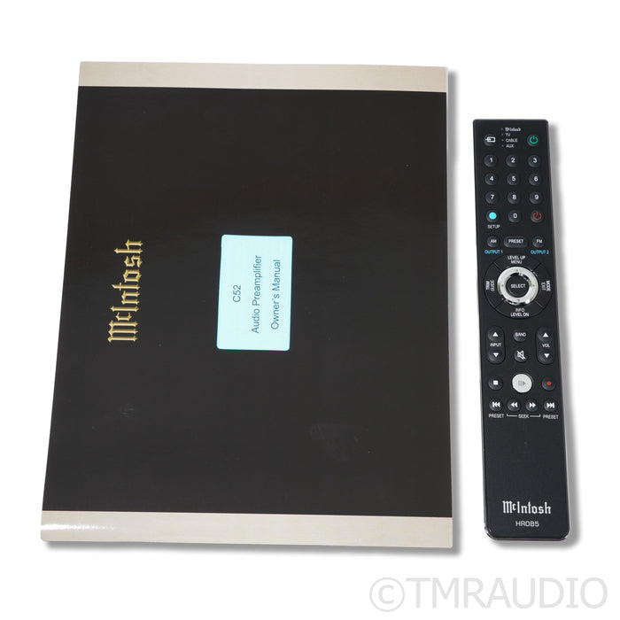 McIntosh C52 Preamplifier; Built-In DAC; MM/MC Phono