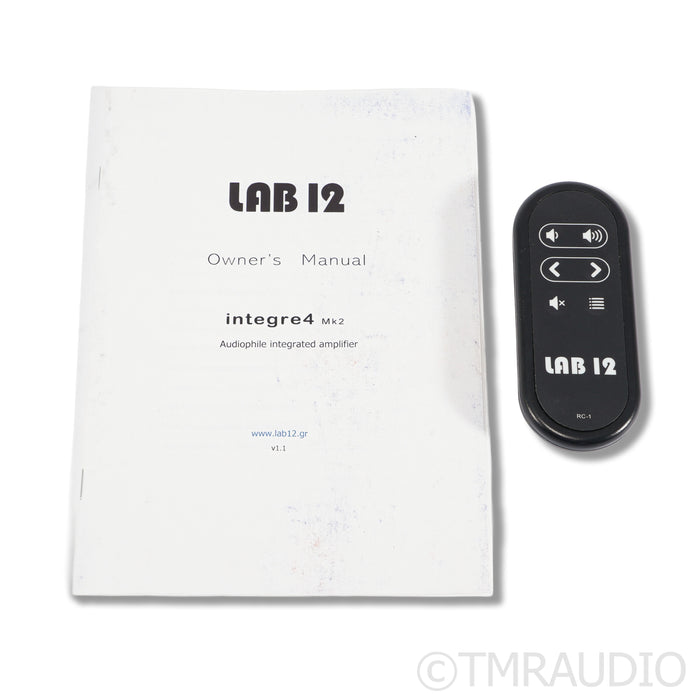 Lab12 Integre4 MKII Tube Integrated Amplifier