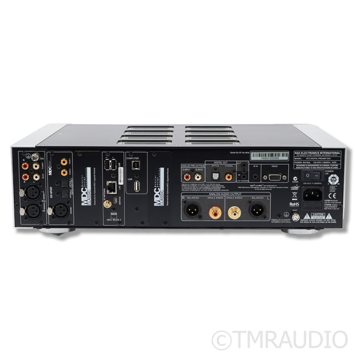 NAD Electronics M12 Preamplifier / DAC; BluOS 2i Module; MM/MC Phono