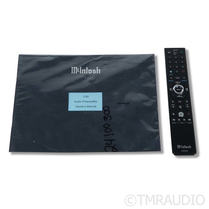 McIntosh C49 Preamplifier; Built-In DAC; MM/MC Phono