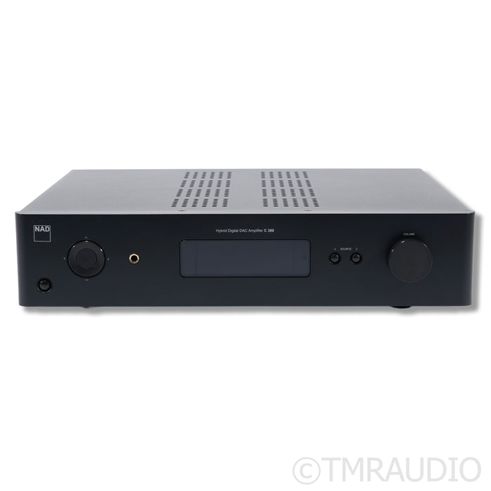 NAD C389 Integrated Amplifier; BluOS Streaming Module; Built-In DAC; MM Phono