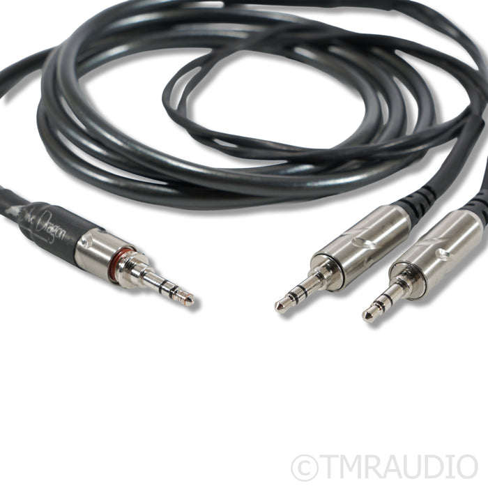 Moon Audio Silver Dragon Premium 3.5mm Headphone Cable; 1.5m