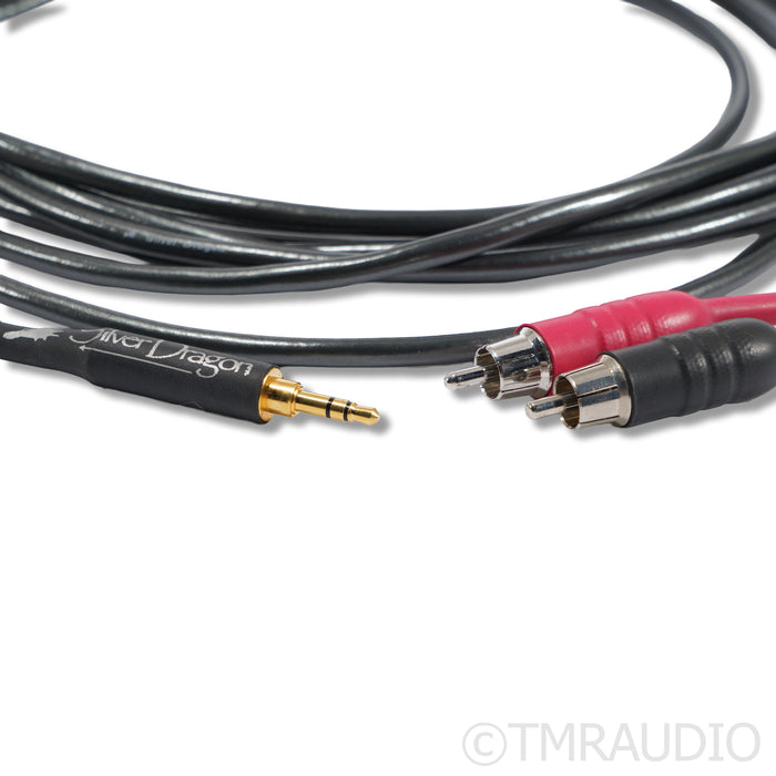 Moon Audio Silver Dragon Portable Mini Headphone Cable; 6m