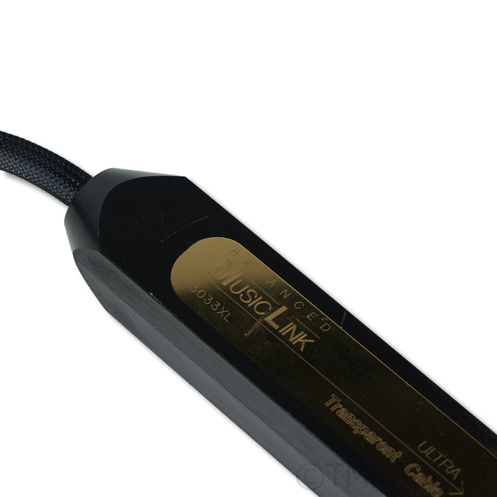 Transparent Audio Balanced MusicLink Ultra XL XLR Cables; 1m