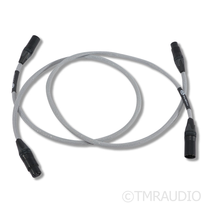 WyWires Silver Series XLR Cables; 3ft
