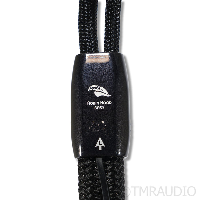 AudioQuest Robin Hood ZERO w/BASS Bi-Wire  Speaker Cables; 2m