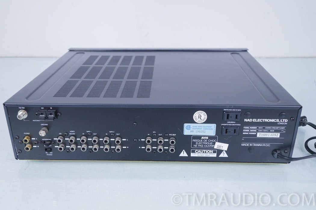 NAD 1600 Monitor Series Stereo Preamp Preamplifier Tuner