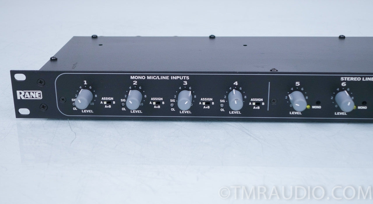 Rane MLM 82a Stereo Mic / Line Audio Mixer with Phantom Power