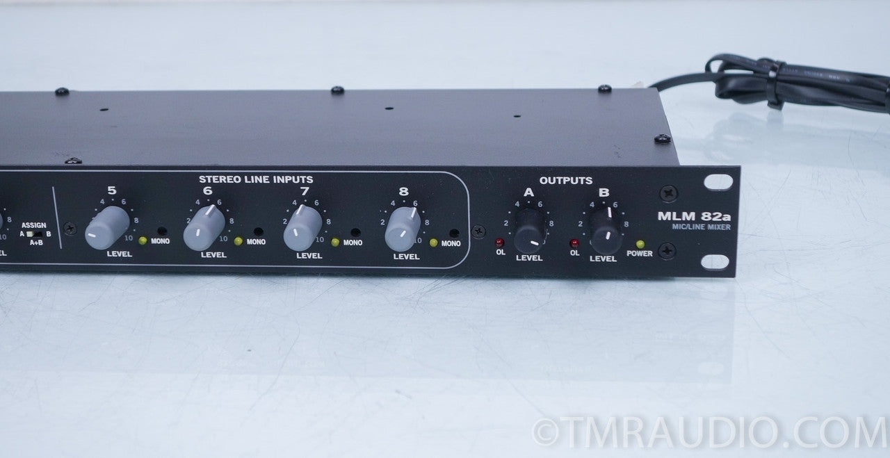 Rane MLM 82a Stereo Mic / Line Audio Mixer with Phantom Power