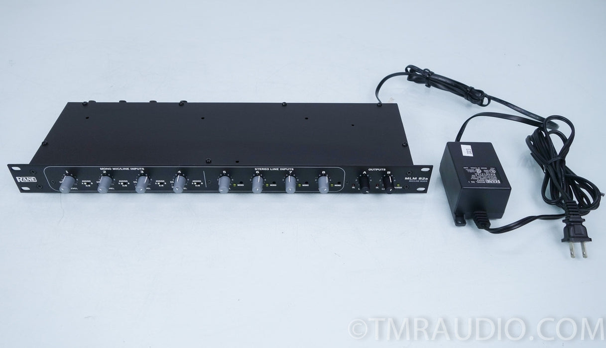 Rane MLM 82a Stereo Mic / Line Audio Mixer with Phantom Power