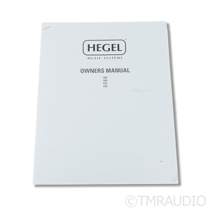 Hegel H30 Power Amplifier