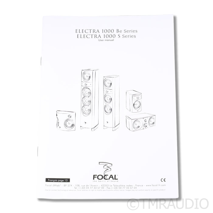 Focal Electra CC1000 Be Center Channel Speaker; Zebrano