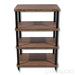 Solidsteel S3 Series Hi-Fi Rack; Walnut