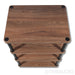 Solidsteel S3 Series Hi-Fi Rack; Walnut