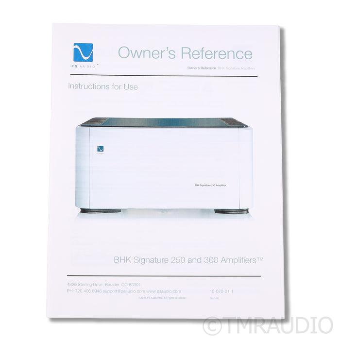PS Audio BHK Signature 250 Hybrid Power Amplifier