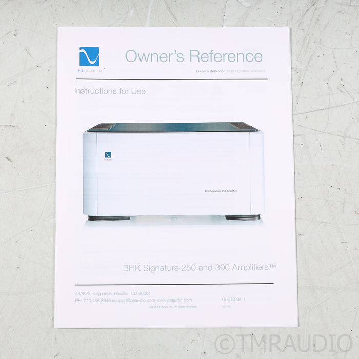PS Audio BHK Signature 250 Hybrid Power Amplifier