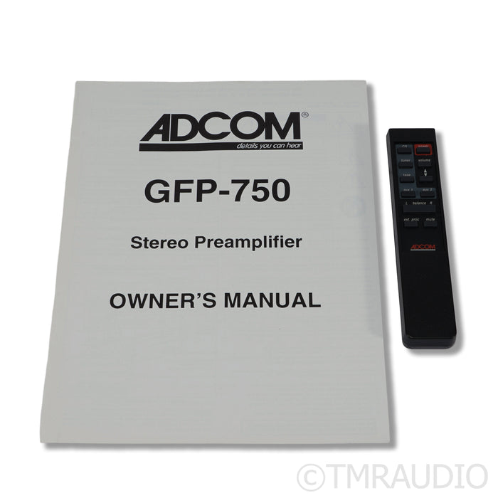 Adcom GFP-750 Preamplifier; Blue Board