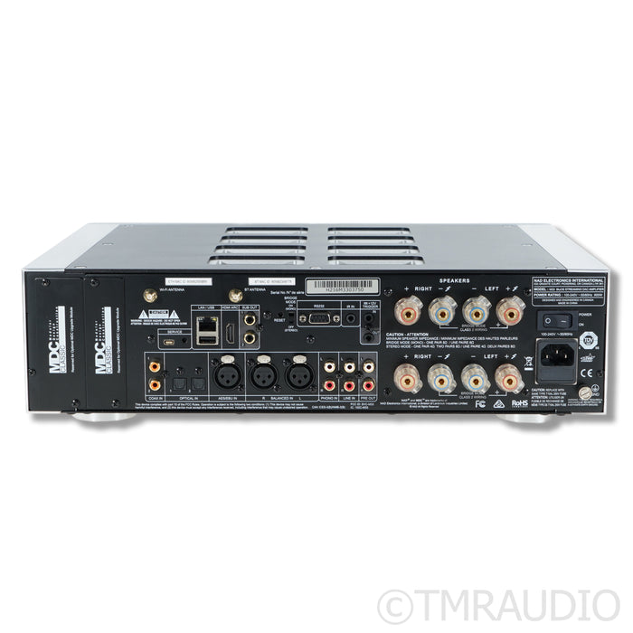 NAD M33 v1 BluOS Streaming Integrated Amplifier; Built-In DAC; MM/MC Phono