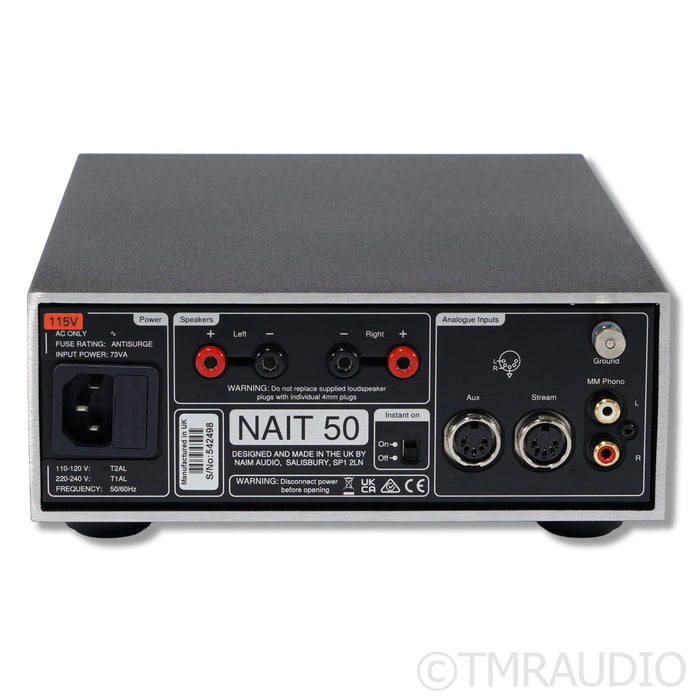 Naim NAIT 50 Integrated Amplifier; Headphone Amplifier; MM Phono