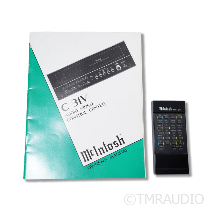 McIntosh C31V Preamplifier; MM Phono