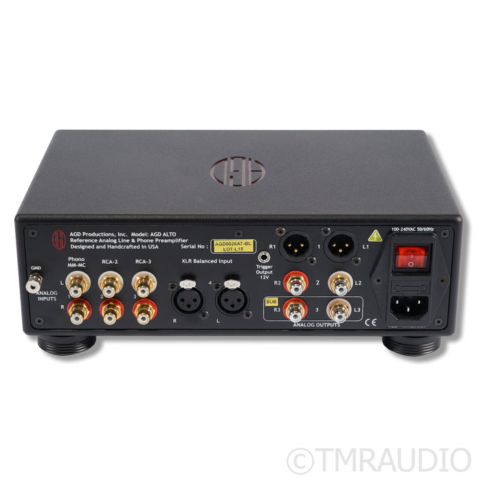 AGD Productions ALTO Reference Analog Line & Phono Preamplifier; MC/MM Phono