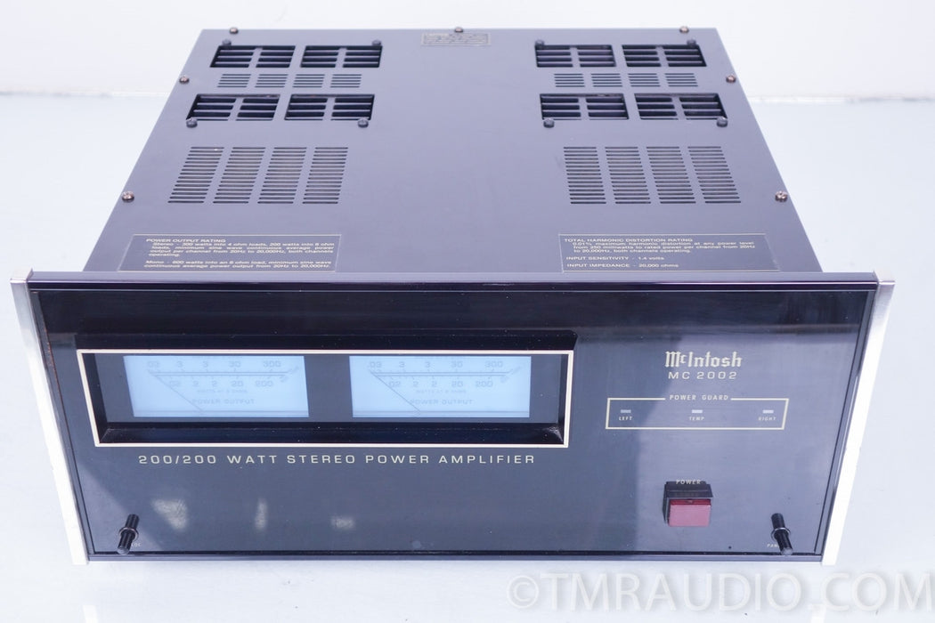 McIntosh MC 2002 Stereo Power Amplifier in Factory Box