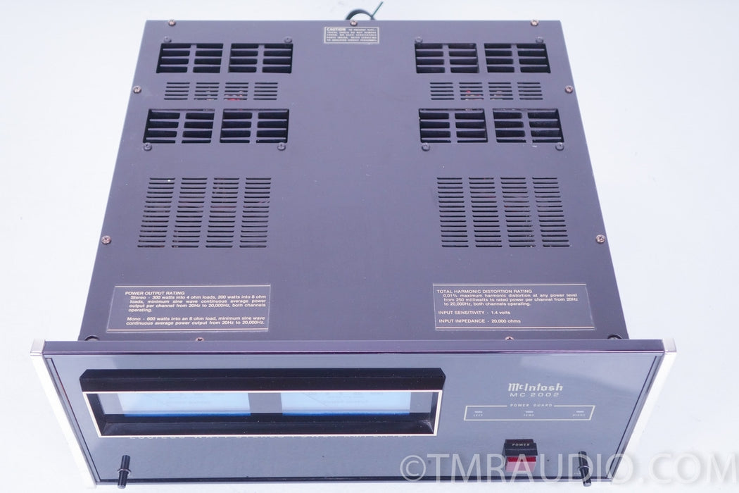 McIntosh MC 2002 Stereo Power Amplifier in Factory Box